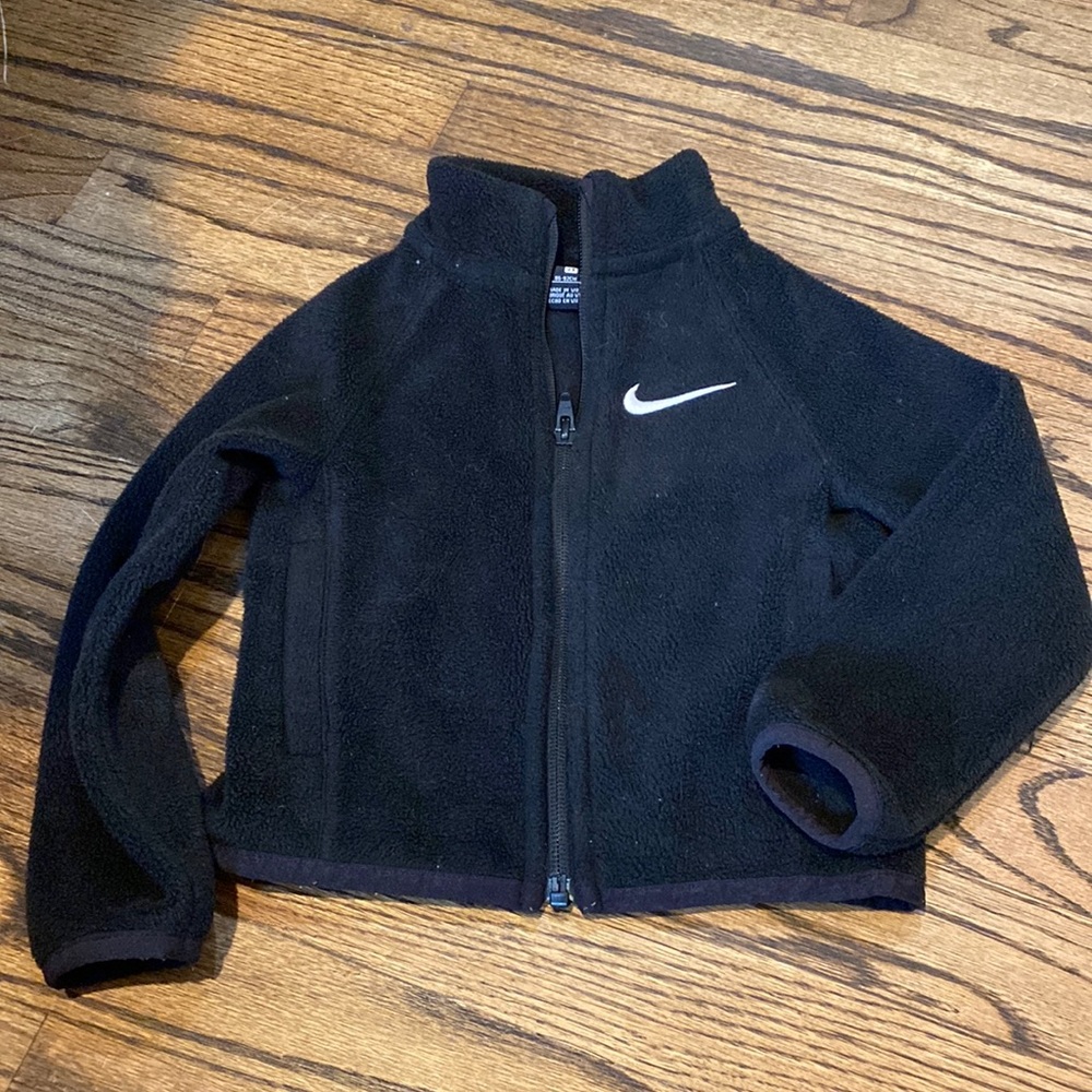 Nike black fleece jacket